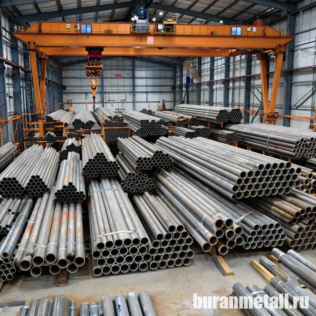 Картинка - Труба бесшовная 457x30 мм 09Г2С ГОСТ 8732-78