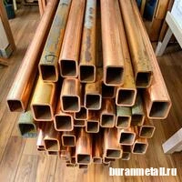 Картинка - Труба медная профильная 15x8x2 мм М2